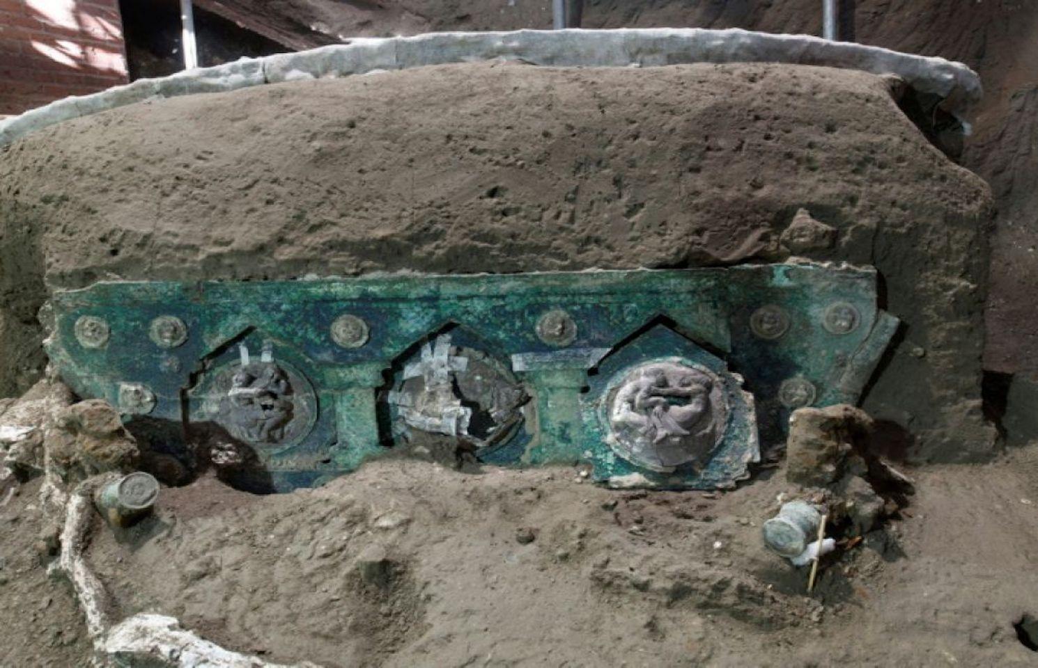 Char découverte Pompéi