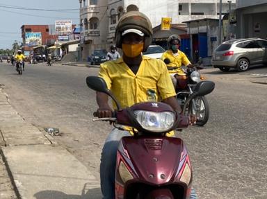 Se déplacer en taxi moto Cotonou Bénin