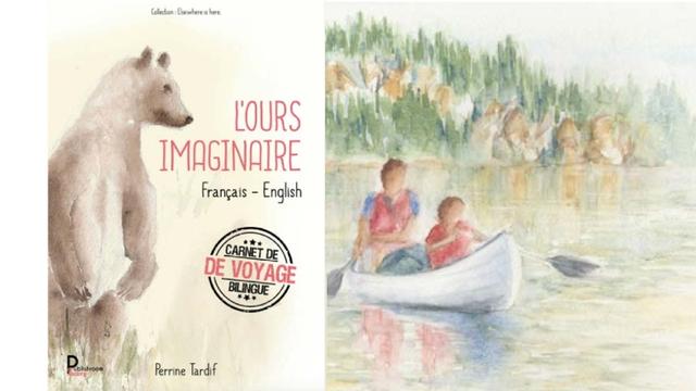 Couverture du livre bilingue L'ours imaginaire