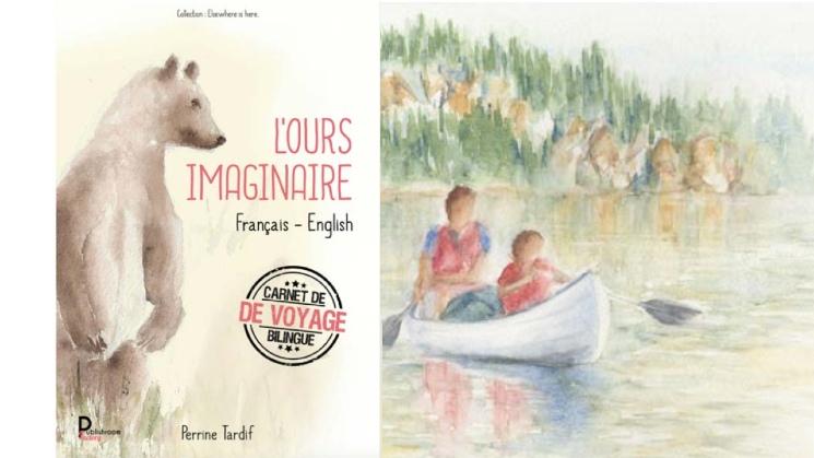 Couverture du livre bilingue L'ours imaginaire
