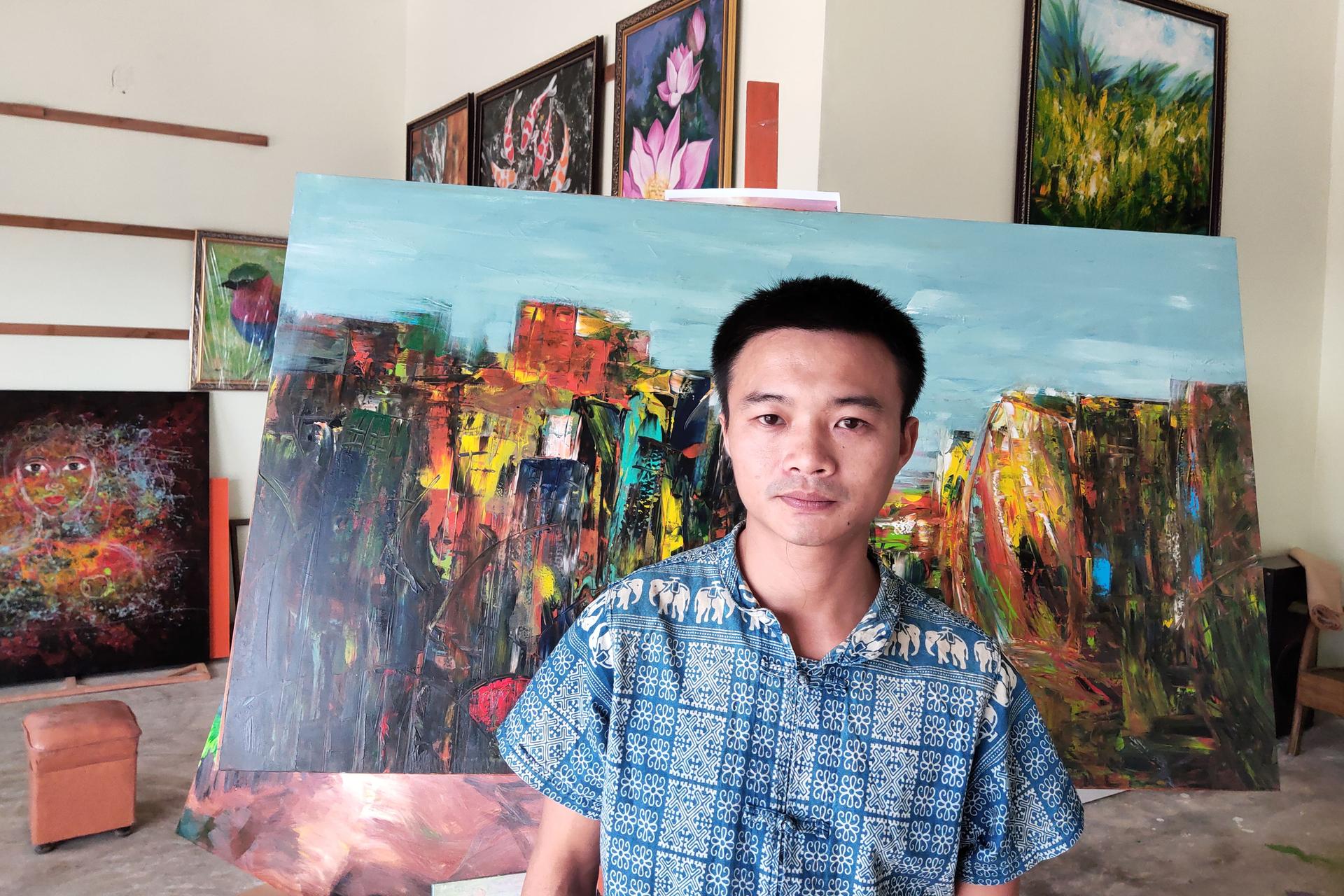 Manh Ngo, un peintre vietnamien
