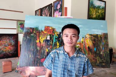 Manh Ngo, un peintre vietnamien