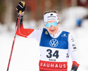 la suédoise Ebba Andersson au championnat de ski de fond