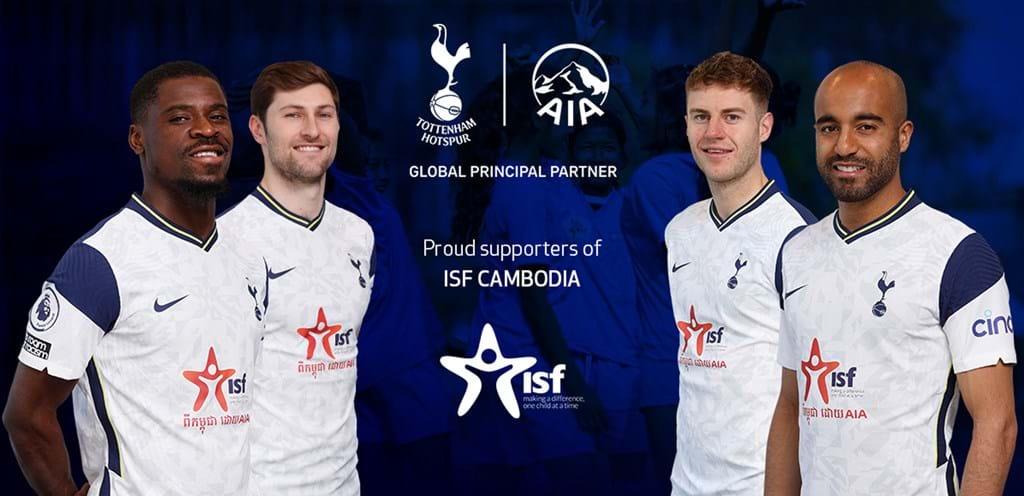 Serge Aurier, Ben Davies, Joe Rodon et Lucas Moura portent les maillots qui seront portés lors du match de dimanche