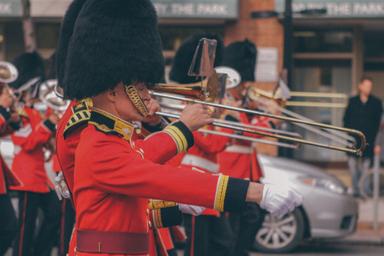 Garde de la reine pendant Trooping the colour
