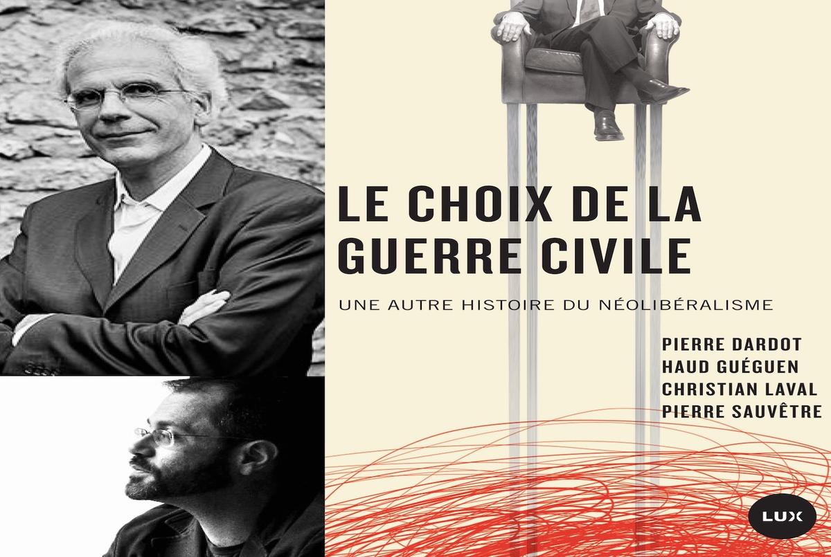 Photo du nouveau livre de Pierre Dardot