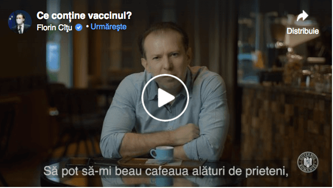 capture d'écran de la vidéo des autorités pour la vaccination