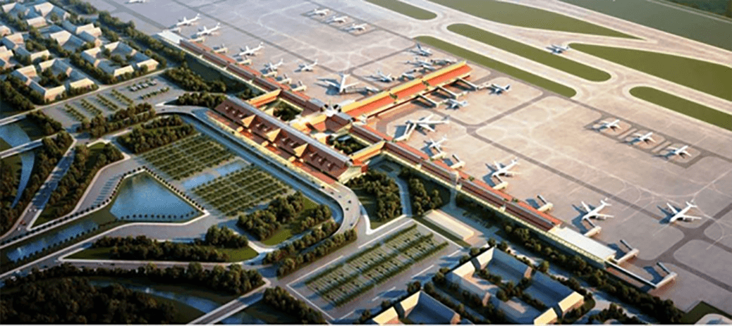 Image virtuelle du prochain aéroport de Siem Reap