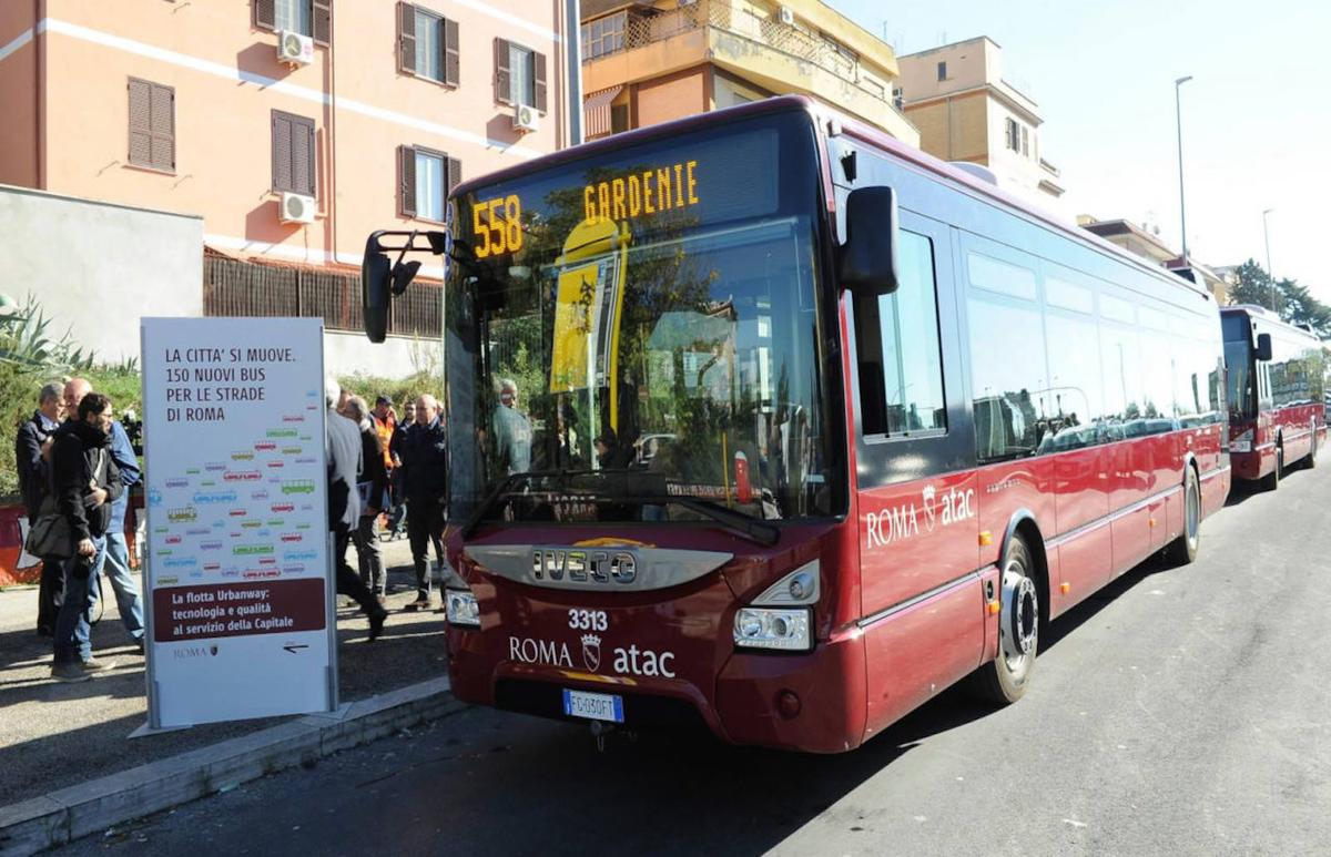 Un bus ATAC de la ville de Rome