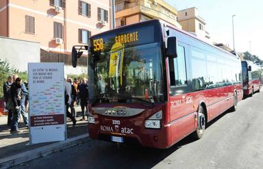 Un bus ATAC de la ville de Rome