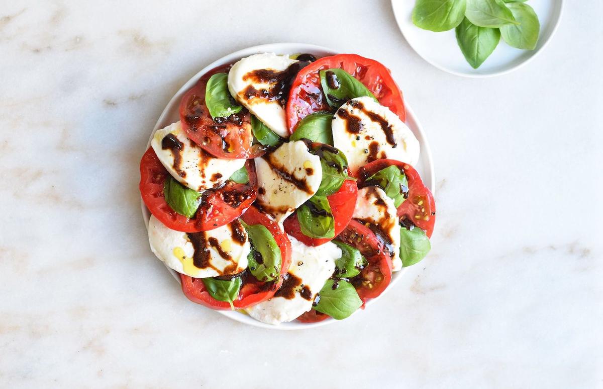 La salade caprese à l'italienne