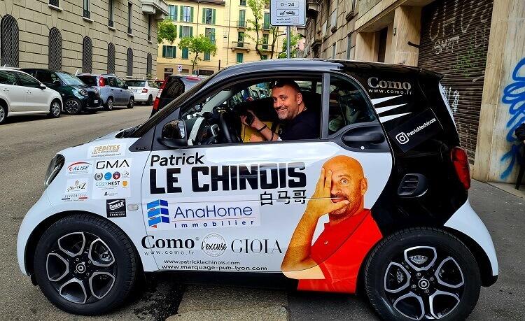 Patrick le chinois en Smart