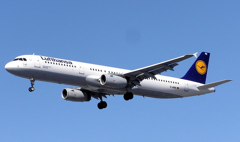 Un avion de la compagnie Lufthansa