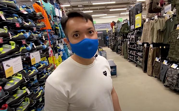 achats articles de sport à Hong Kong