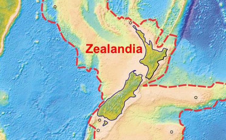 continent subermergé de zealandia