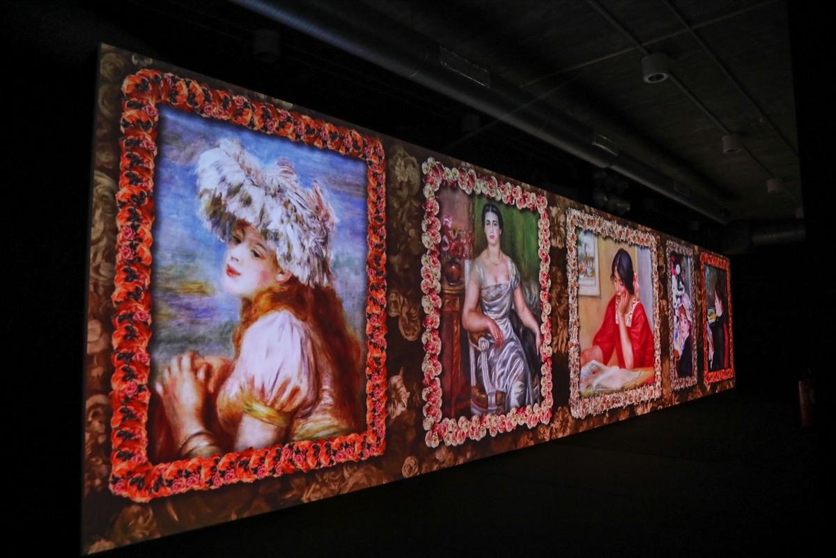 Des tableaux à l'exposition des impressionnistes de Malaga