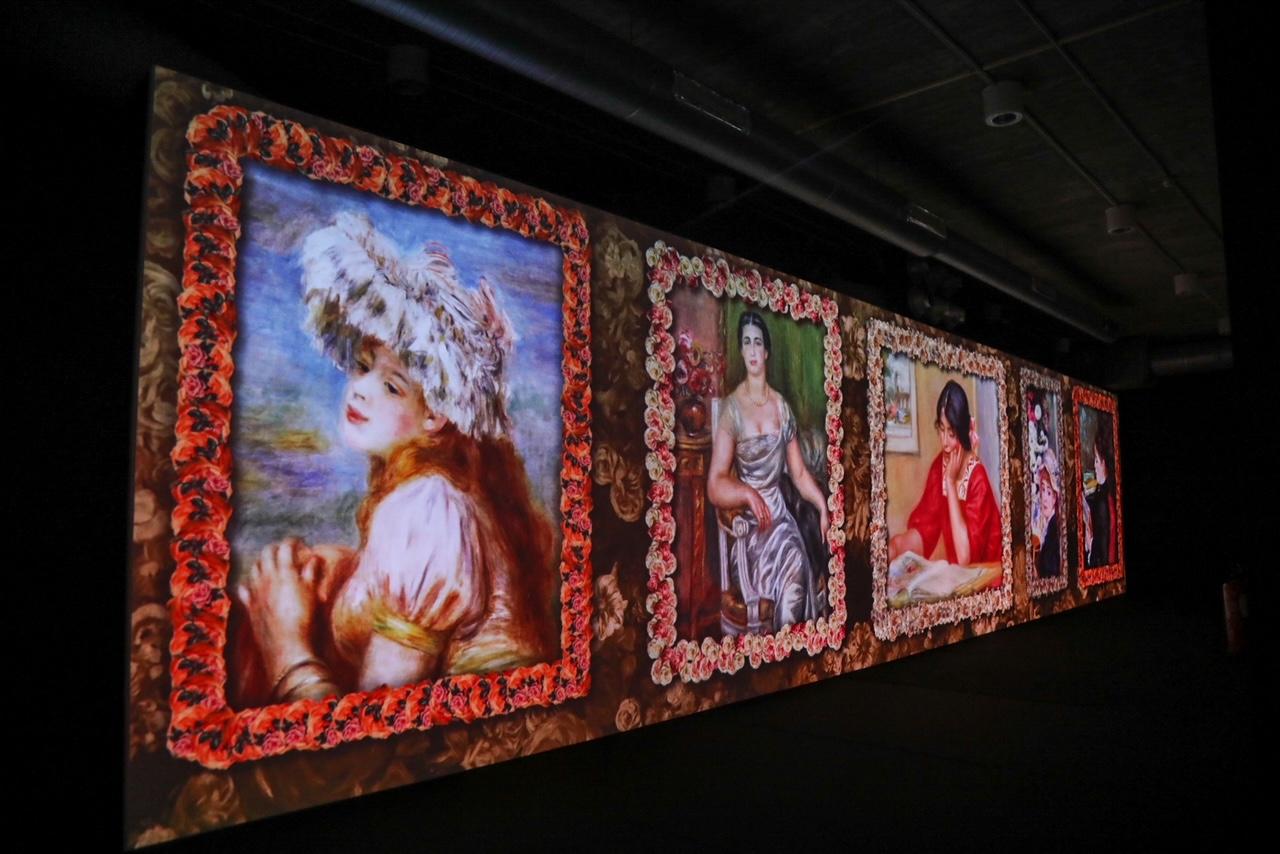 Des tableaux à l'exposition des impressionnistes de Malaga