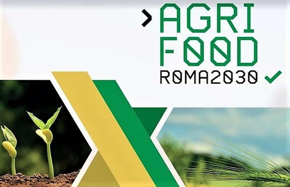 Affiche du plan Agrifood à Rome