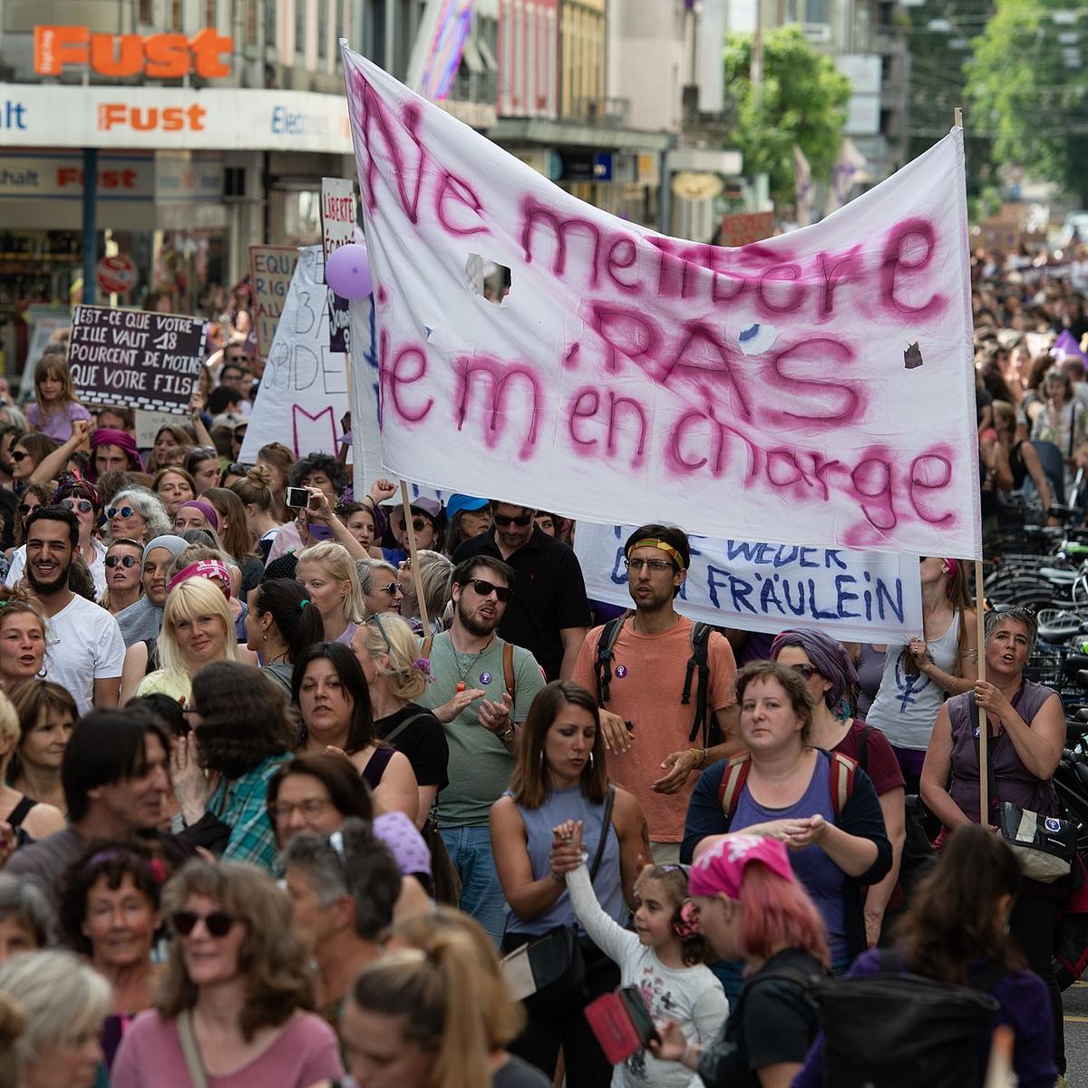 14 juin 2021 grève des femmes Suisse mobilisées pour égalité
