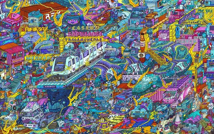 L’iconographie urbaine et mystique d’Alexandre Cornet, alias Miks, s’expose à Lima