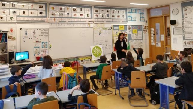 Adım Adım Sıfır Atık dans une classe d'école