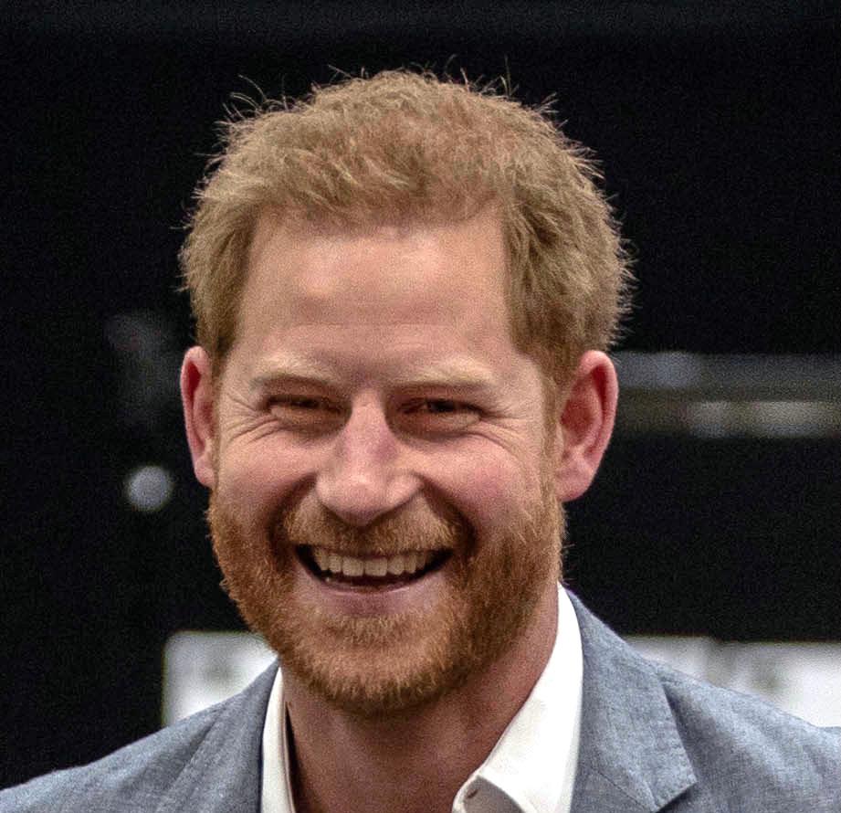 Le Prince Harry sourit