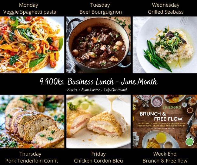 Othentic menu déjeuner juin Birmanie