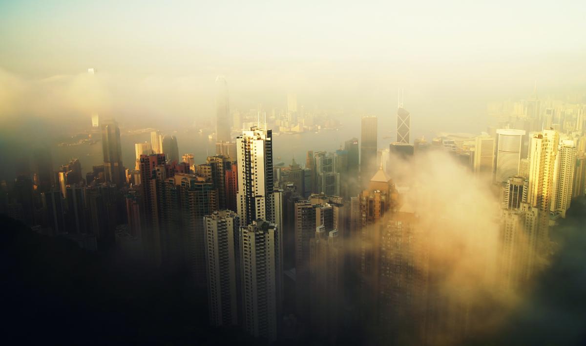 Un nuage de Pollution sur Hong Kong