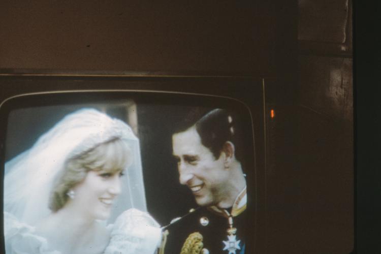 Le Prince Charles et la Princesse Diana lors de leur mariage