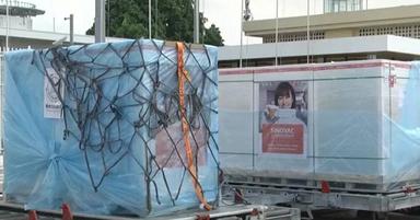 arrivée de sinovac à Phnom Pneh