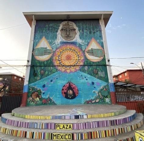 museo a cielo abierto san miguel santiago