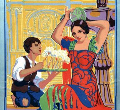 Affiche Feria de Malaga 1926