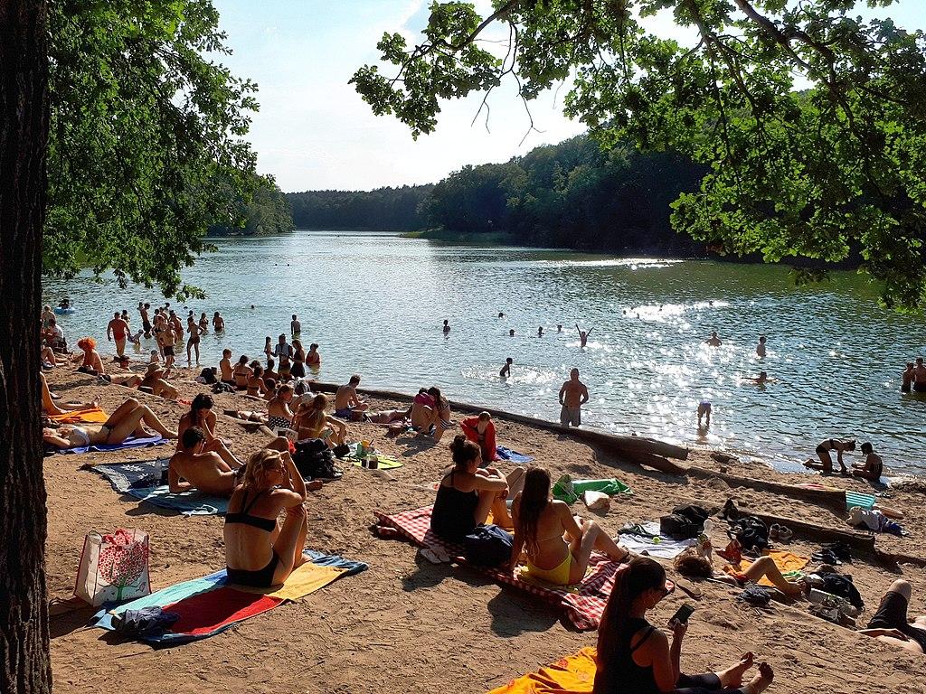 La plage du Krumme Lanke