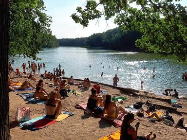 La plage du Krumme Lanke