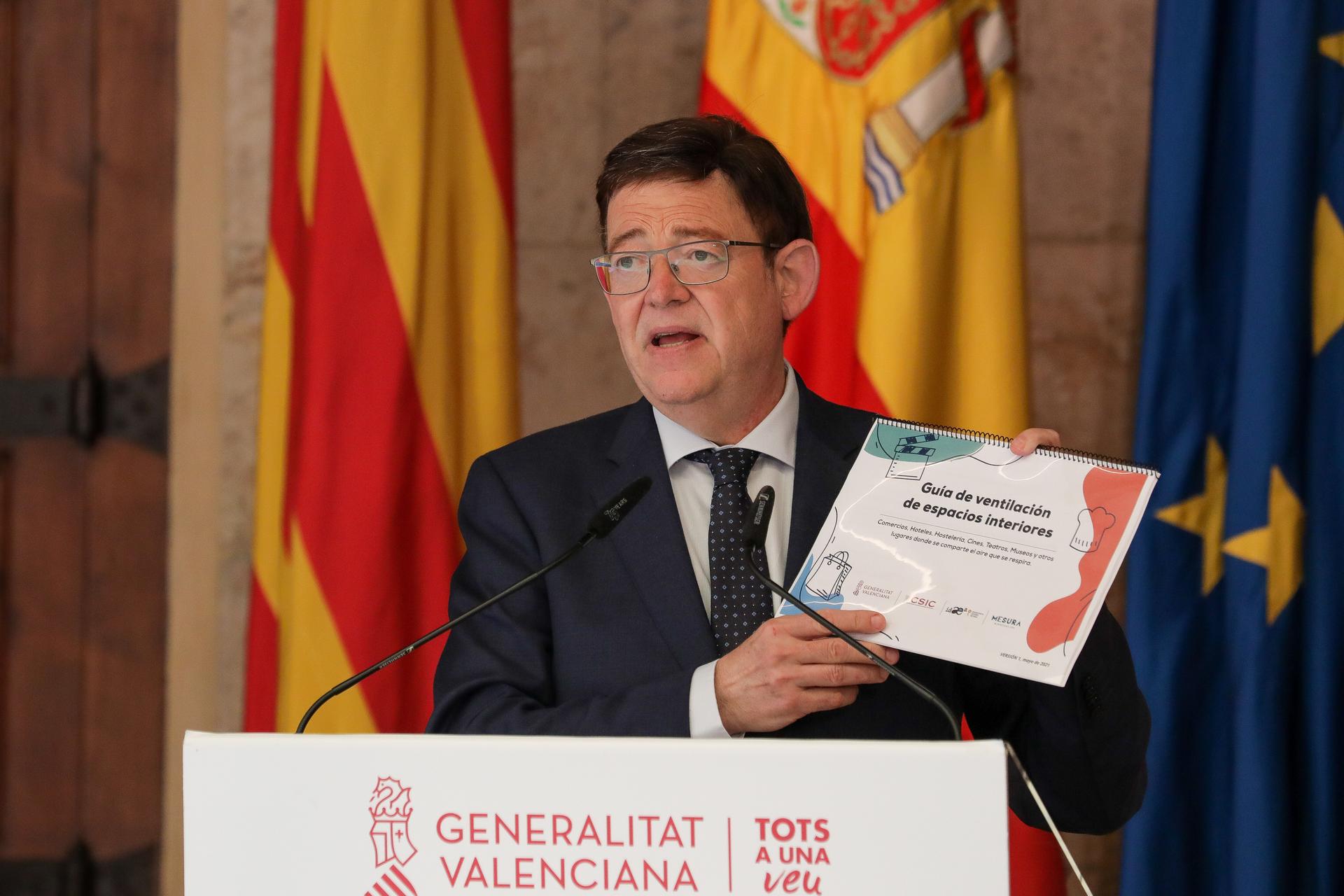 Le président de la Generalitat Ximo Puig
