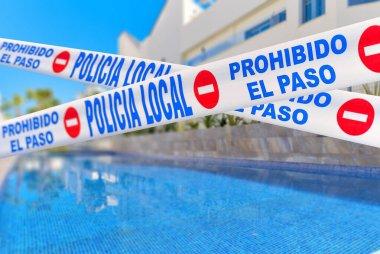 Bandeau interdiction de passage