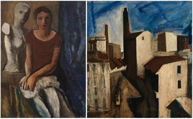 tableaux de Sironi artiste italien