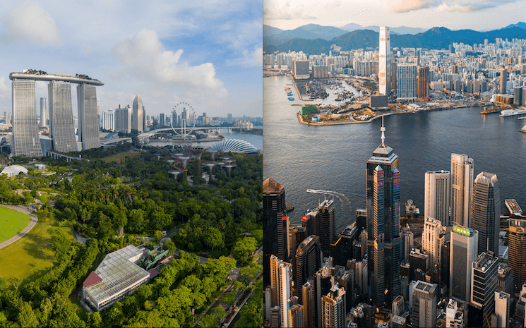 Bulle de voyage Hong Kong-Singapour