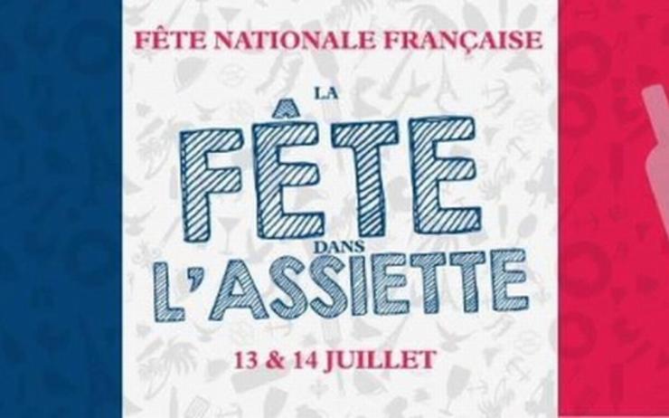 bannière fête dnasl 'assiette