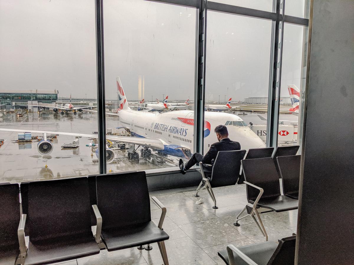 Aéroport Angleterre vol British Airways