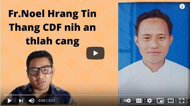 Une copie d'écran d'une présentation de l'enlèvement dans le Chin