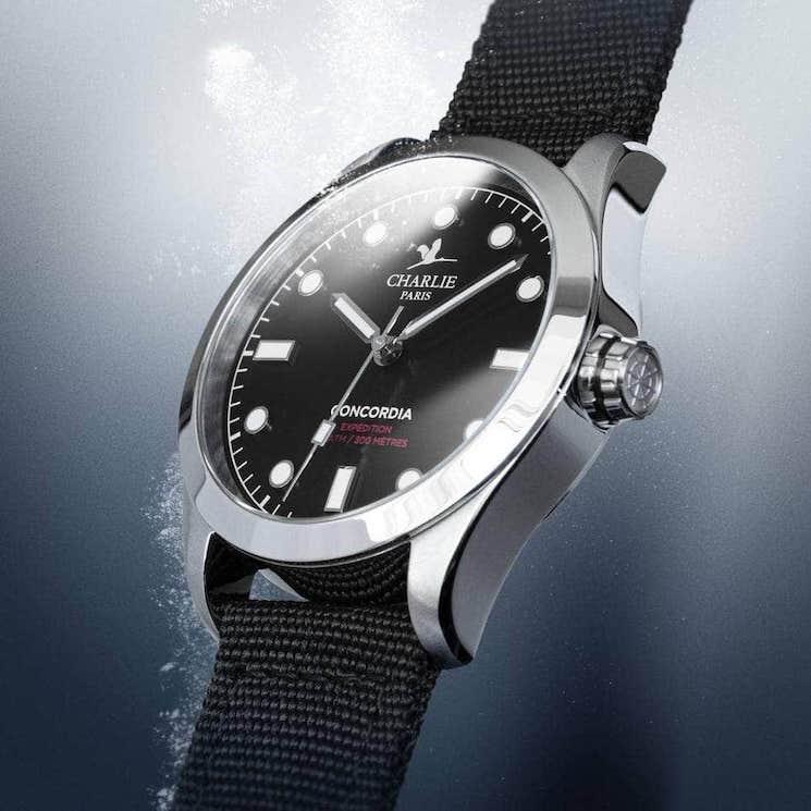 Montre de plongée Concordia antarctique pour homme