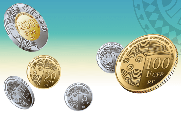 Les nouvelles pièces de monnaie du franc pacifique arrivent en Nouvelle-Calédonie