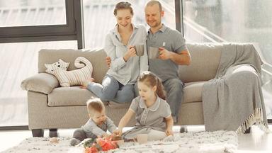 Une famille réunie grâce au regroupement familial