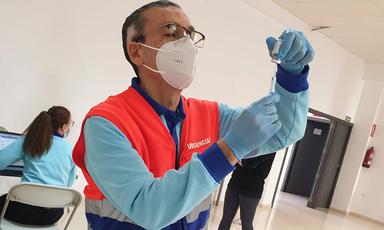 Vacunación en el área sur de Córdoba