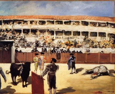 Tableau Édouard Manet (1832–1883) - Corrida : la mort du taureau, 1865.