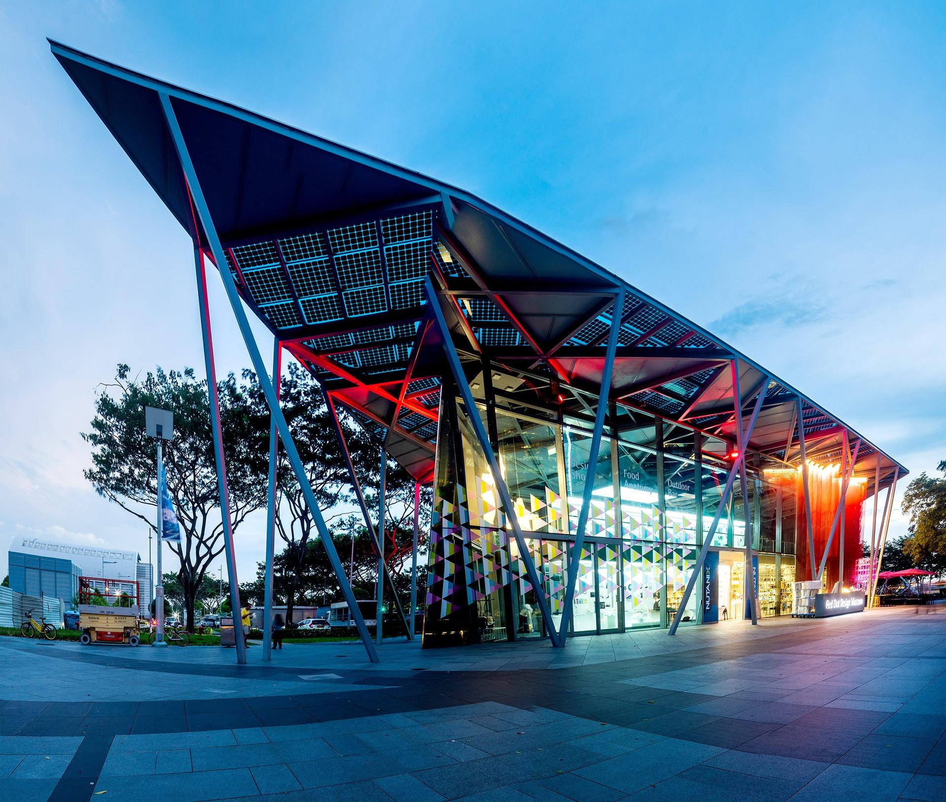 Architecture extérieure red dot museum