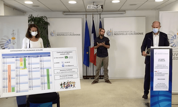 Modification du calendrier scolaire fin d'année 2021 en Nouvelle-Calédonie