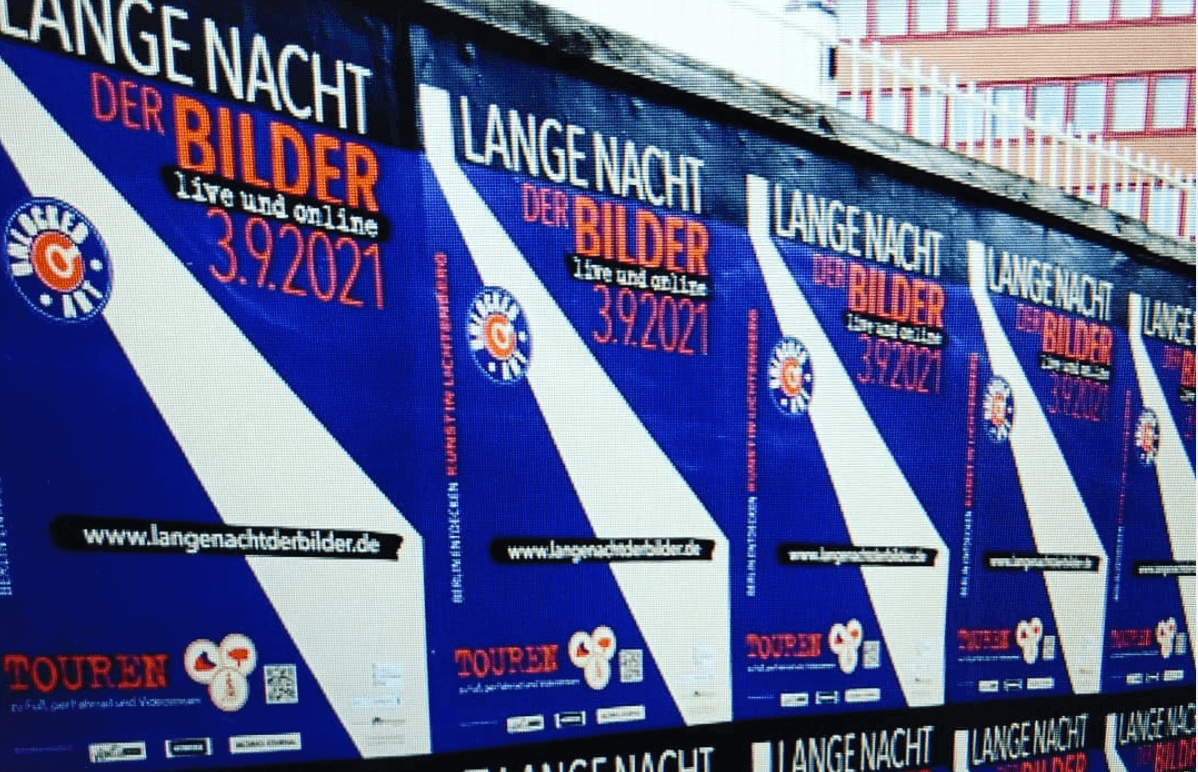 Affiches de la Lange Nacht der Bilder à Lichtenberg