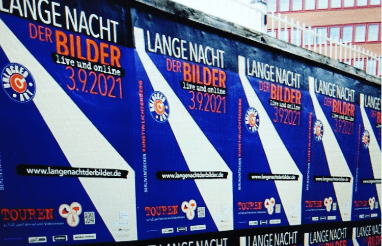 Affiches de la Lange Nacht der Bilder à Lichtenberg